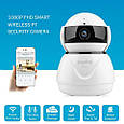 Поворотна Wi-Fi IP-камера SANNCE I41EH. FHD 1080 P (2.0 МР) Нічне бачення Відео і радіоняня. Danale, фото 3