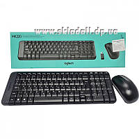 Бездротова клавіатура Logitech Wrieless MK 220 Black + мишка