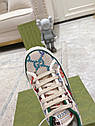 Eur36-45 кросівки модні Гуччі Gucci Tennis жіночі чоловічі кеди, фото 2