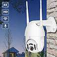 Besder BES-P10 поворотна погодозахисна IP Wi-Fi камера.1080P. Onvif. iCSee., фото 5