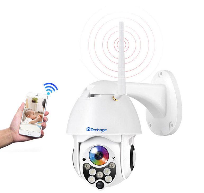 Камера вологозахищена Techage PTZ09 1080P PT IP ONVIF.YCC365 Plus, фото 1
