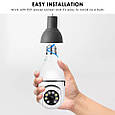 Камера лампа Jienuo E27 Bulb IP Wi-Fi під цокол E27 c нічним баченням і сенсором руху. iCSee, фото 6