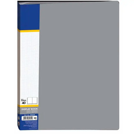 Папка зі 40 файлами сіра 30604 KNZ, фото 1