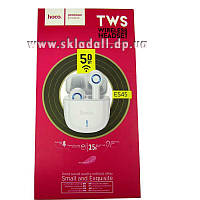 Bluetooth гарнітура BT Hoco ES45 V5.0 white (сенсорні з кейсом)