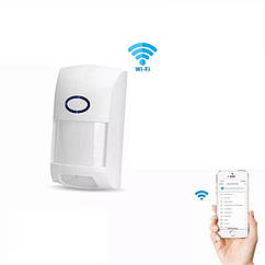 Бездротовий інфрачервоний Wi-Fi детектори руху. Датчик охоронної сигналізації. Tuya/Smart Life