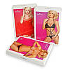 Боді еротичне жіноче Obsessive Rougebelle crotchless Teddy red S/M, фото 4