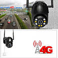 GSM вулична поворотна IP камера SHIWOJIA (INQMEGA) 393-2M-Black-4G. YCC365 Plus, фото 4