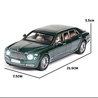 Машинка Bentley Mulsanne АВТОПРОМ 7694 (Зелений), Машинка дитяча модель АВТОПРОМ BENTLEY