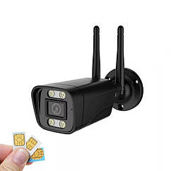 Вулична металева 3G / 4G IP камера спостереження Mamicam Q4E-CAM-4G-5.0 MP. CamHi