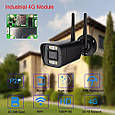 Вулична металева 3G / 4G IP камера спостереження Mamicam Q4E-CAM-4G-5.0 MP. CamHi, фото 7