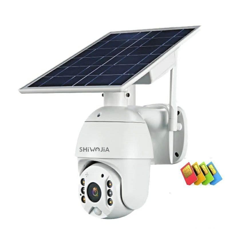 Зовнішня поворотна IP камера із сонячною панеллю SHIWOJIA (Inqmega) ST-S582M-4G 1080Р. UBox, фото 1