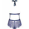 Боді еротичне жіноче Obsessive Flowlace body S/M, фото 5