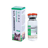 Краплі очні для собак і кішок Левомікол 0,5% для лікування захворювань очей 10 мл Фарматон, фото 2
