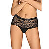 Трусики жіночі еротичні чорні Obsessive RAQUELIA S/M, фото 4