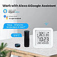 Wi-Fi датчик температури і вологості TH06 з РК дисплеєм. Термометр. Гігрометр. Tuya / Smart life, фото 2