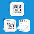 Wi-Fi датчик температури і вологості TH06 з РК дисплеєм. Термометр. Гігрометр. Tuya / Smart life, фото 5
