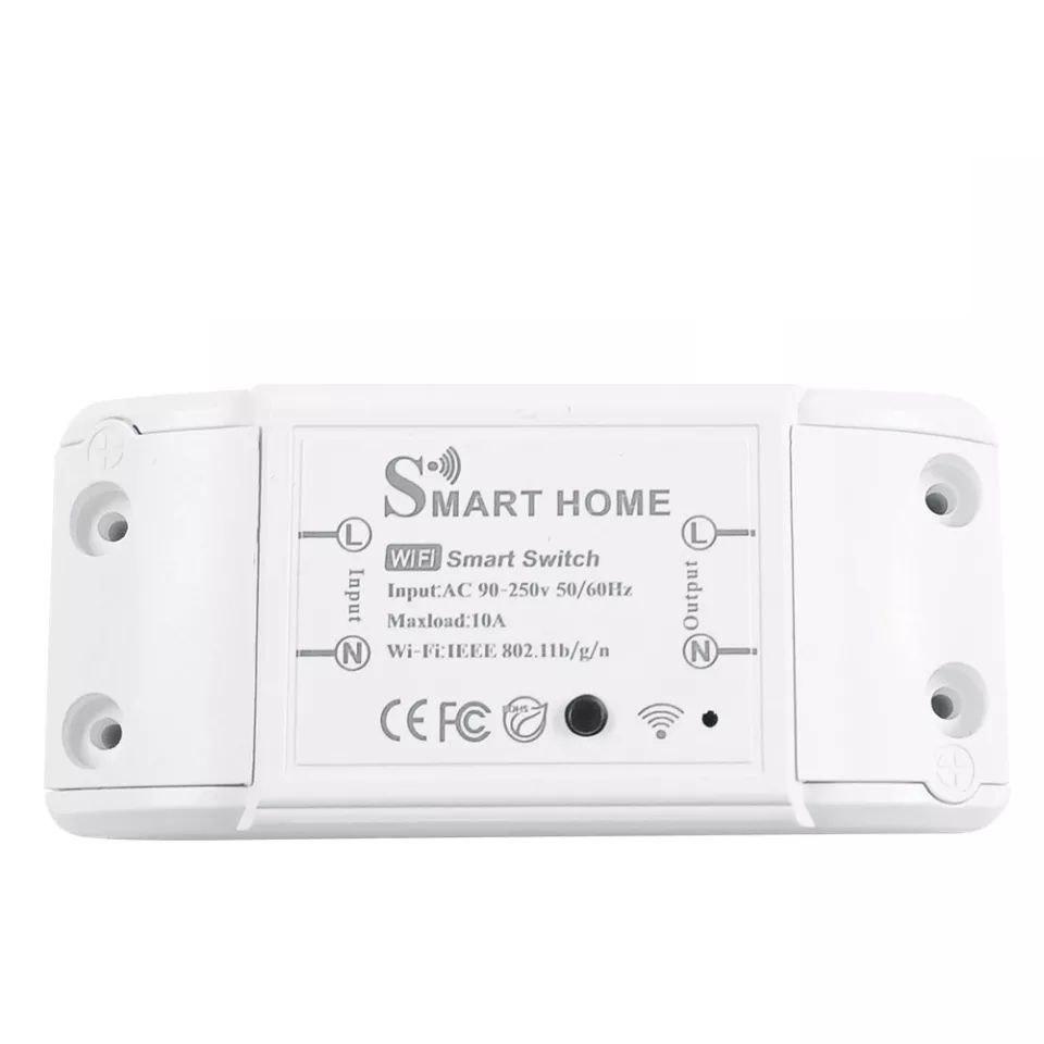 Комутатор WiFi Switch 2200 Вт, 10А з віддаленим керуванням для розумного будинку. Tuya, фото 1