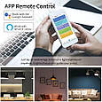 Комутатор перемикач WiFi Switch Black 2200 Вт, 10А з віддаленим керуванням для розумного дому. Tuya, фото 8