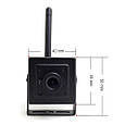 Металева IP WiFi міні- камера Jienuo JN-IP407SW-D-WIFI 1080P 3,6mm Onvif, AP Hotspot. CamHi Pro, фото 8