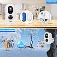 Акумуляторна Wi-Fi камера Wonsdar Q8-3MP-WH-Wi-Fi із захистом від атмосферних впливів і PIR датчиком. Tuya, фото 5