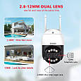 Вулична поворотна WIFI камера спостереження Boavision BW8MP8X. Зум. iCSee, фото 9