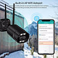 Охоронна металева WiFi IP Onvif камера Besder 60SO4MB-XMT201 1080P 3.6м. iCSee, фото 5