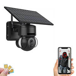 Камера зовнішня поворотна Shiwojia (Inqmega) ST-S518M-4G-3M-ASR із сонячною панеллю. UBox