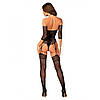 Боді еротичне жіноче Obsessive Bodystocking G333 S/M/L, фото 3