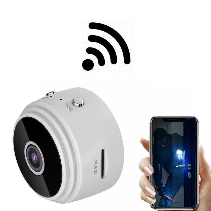 Бездротова охоронна міні камера з батареєю Wsdcam A9 White 720P WiFi IP., фото 1