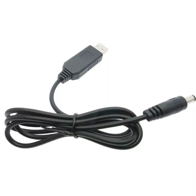 Перетворювач напруги 5 В-9 В USB — 5.5x2.1. Кабель перехідник для Wi Fi роутера 9 В., фото 1