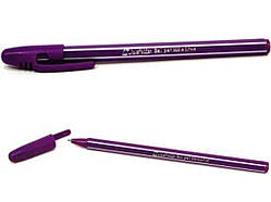 Ручка кулькова АН-555-A фіолетовий 50шт ТМ Китай