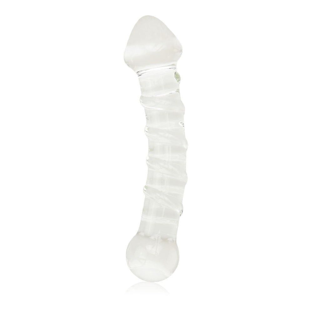 Фалоїмітатор скляний 7" Glass Romance Clear