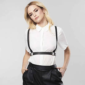 Портупея еротична жіноча "Х" MAZE by, Bijoux Indiscrets Black