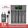 Розумний зарядний пристрій Liitokala Lii-S4 + EU plug AA, AAA, 18650, 26650, 10440, 16340, 17500 та ін.NiMH, фото 8