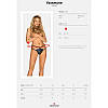 Трусики-стринги жіночі чорні Obsessive Yassmyne thong S/M, фото 5