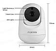 Камера охоронна Fuers T09T 3MP Wi-Fi сумісна з системами безпеки Tuya, фото 8
