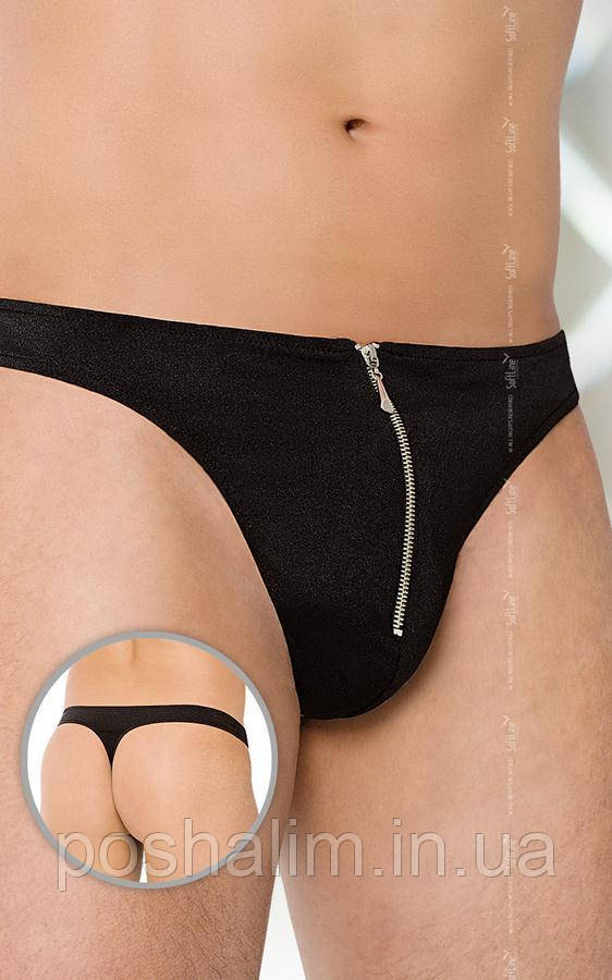 Труси чоловічі еротичні чорні — Thongs 4501, фото 1
