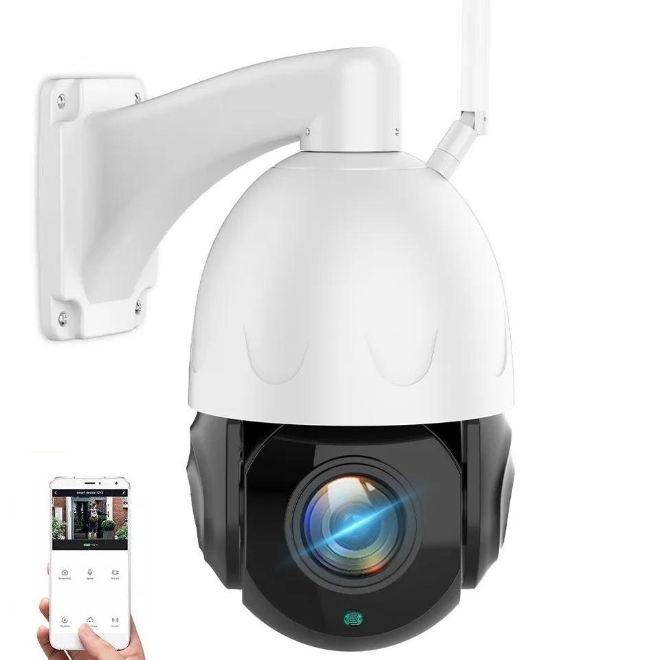 Камера охоронна поворотна металева Wonsdar XP01-8MP-30X Wi-Fi Onvif 30X зум. iCSee, фото 1