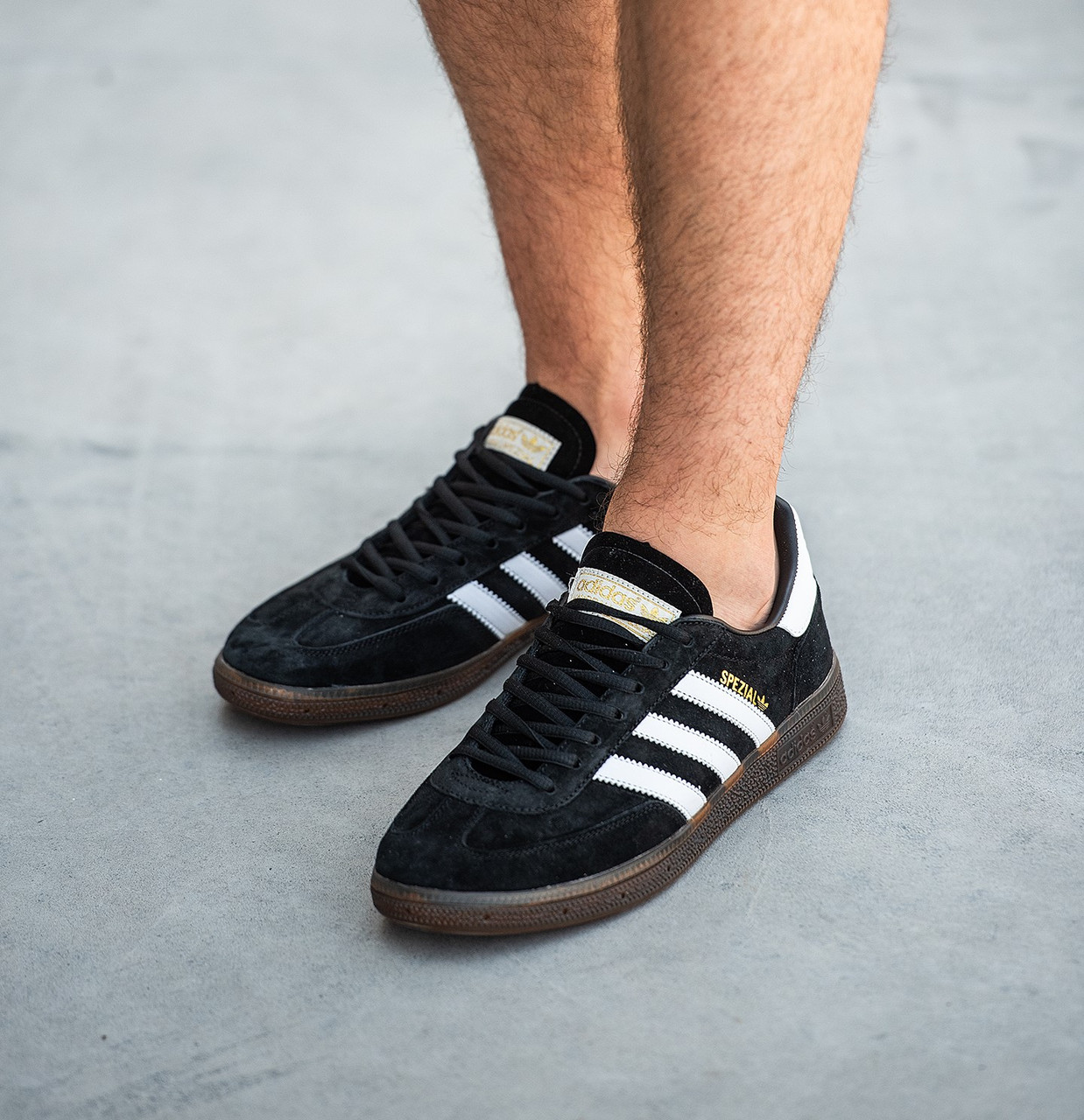 Купить Мужские кроссовки Adidas Spezial Handball Black адидас весна ...