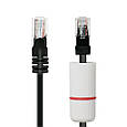 Мережевий кабель Ethernet RJ45 10 м. Водонепроникний CAT5 кабель LAN для CCTV POE IP-камер., фото 7