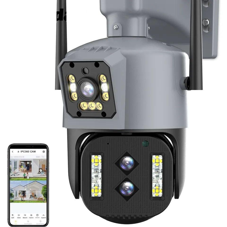 Охоронна бінокулярна поворотна Wi-Fi IP-камера Besder F10S-8MP із зумом 2,8-16 мм. IPC360 Home, фото 1