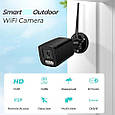 Охоронна металева WiFi IP Onvif камера Besder 7004MB-XMT501 5MP 3.6 мм. iCSee, фото 3