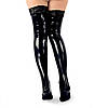Панчохи вінілові сексуальні Art of Sex — Lora з мереживом, розмір S, колір чорний, фото 2