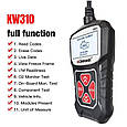 Діагностичний сканер для авто KONNWEI KW310 OBD2 для читання і стирання коду помилки двигуна., фото 4