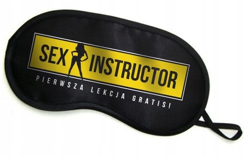 Маска на глаза - Opaska na oczy "Sex Instructor', фото 1