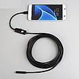Ендоскоп c камерою: 7 мм 1 метр. Бороскоп для Android / PC. inscam / AN98., фото 4