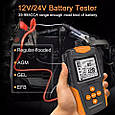 Цифровий тестер автомобільного акумулятора. Аналізатор акумулятора. E-FAST TK-100, фото 5
