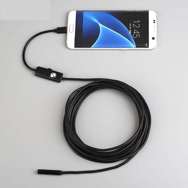Ендоскоп c камерою: Ø5,5 мм 1 метр. Бороскоп для Android / PC. inscam / AN98., фото 1