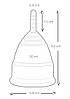 Менструальні чаші Mae B Intimate Health 2 Large Menstrual Cups, фото 6