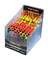 Рибальські поплавці, набір, глухі, Syntra, 96шт/уп, вага 2гр, 2,5гр, 3гр, 6гр